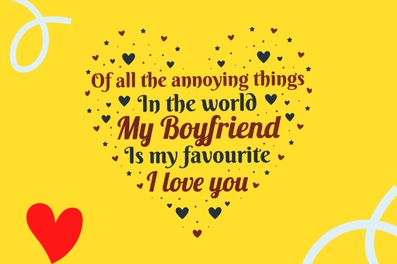 Funny Rude Boyfriend Gift Valentines: A Designer's Take