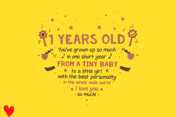 Review: 1st Birthday Daughter Decoration SVG PNG for Embroidery
