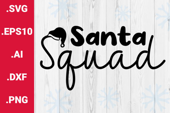 Review: Christmas SVG Santa Squad Quote for Embroidery