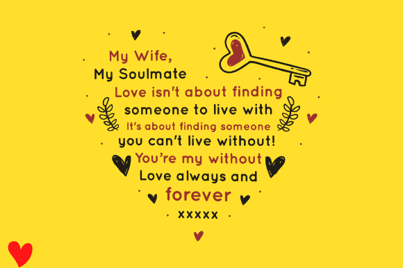 Soulmate Wife Heart Anniversary Design Review